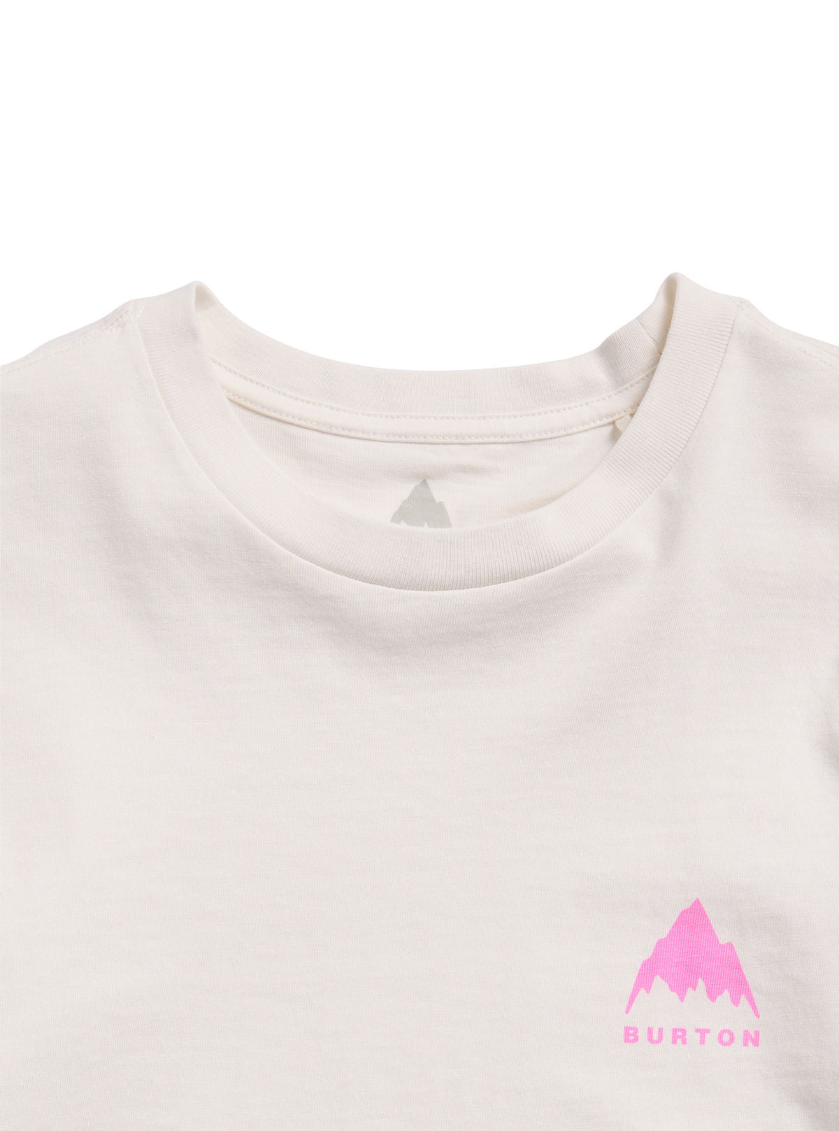 Men's Burton Elite Long Sleeve T-Shirt - Stout White/Shockwave Pink - Burton LS Tee Apparel - alternate view 5