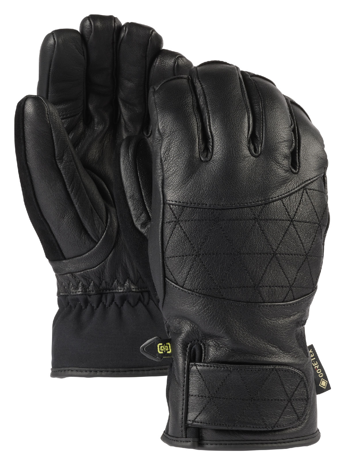 Women's Burton Gondy GORE-TEX Leather Gloves - True Black - Burton Gloves