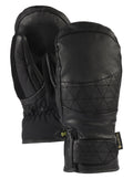 Women's Burton Gondy GORE-TEX Leather Mittens - True Black - Burton Mitts