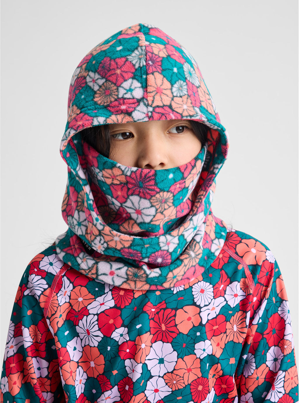 Kids' Burton Burke Hood - Pop Floral - Burton Neckwear - alternate view 3