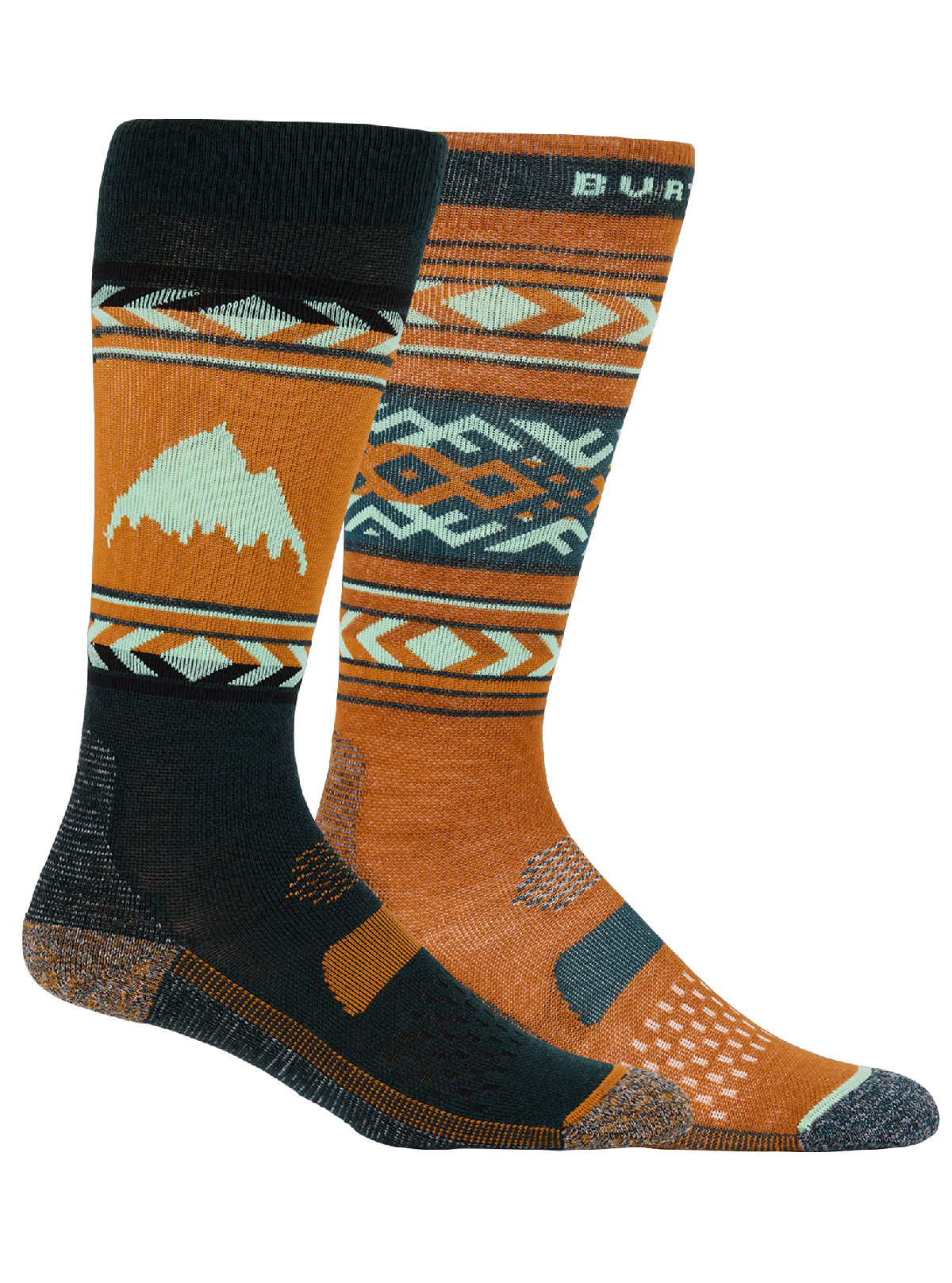 Women's Burton Performance Lightweight Socks (2 Pack) - Spiced Chai - Burton Socks Sets