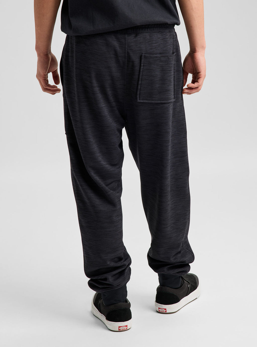 Men's Burton Oak Fleece Pants - True Black Heather - Burton Pants Apparel - alternate view 4