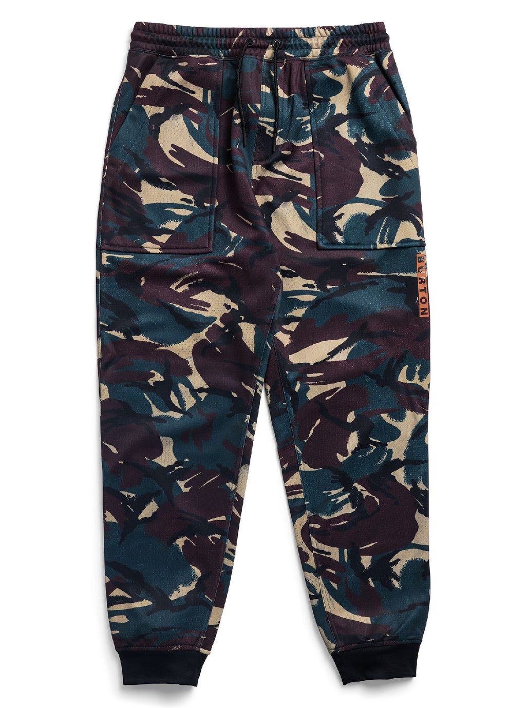 Men's Burton Oak Fleece Pants - Seersucker Camo - Burton Pants Apparel