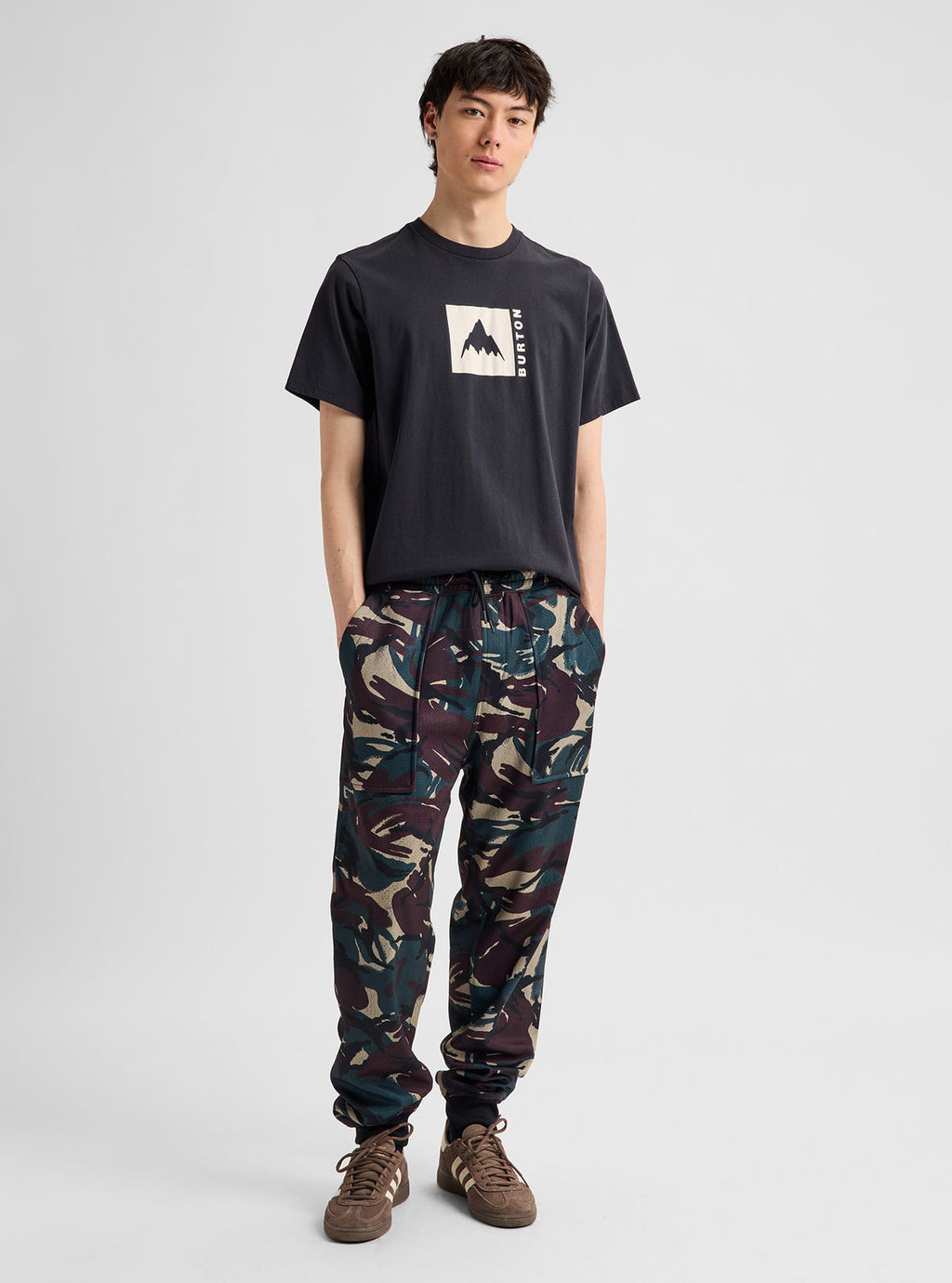 Men's Burton Oak Fleece Pants - Seersucker Camo - Burton Pants Apparel - alternate view 3