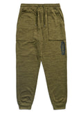 Men's Burton Oak Fleece Pants - Dried Moss Htr - Burton Pants Apparel