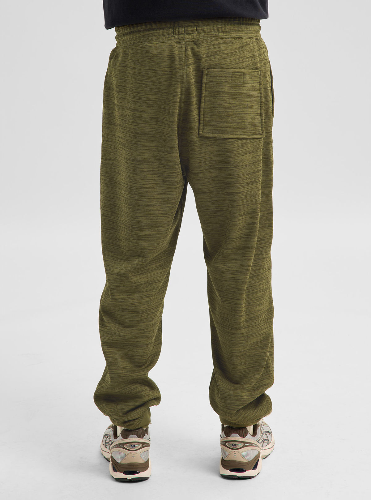 Men's Burton Oak Fleece Pants - Dried Moss Htr - Burton Pants Apparel - alternate view 4