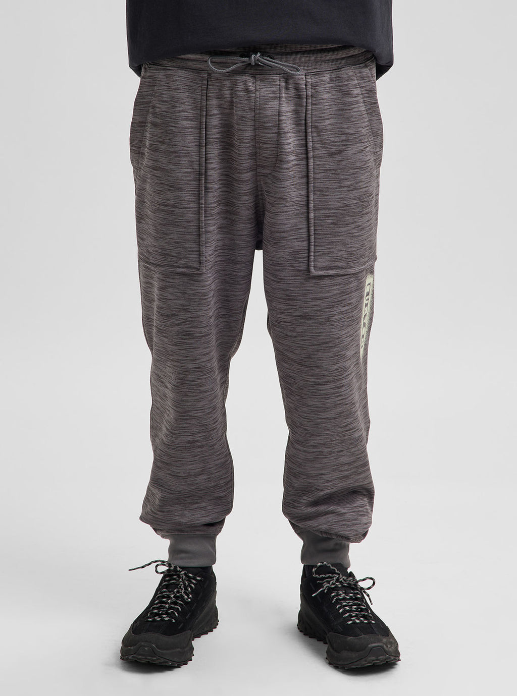 Men's Burton Oak Fleece Pants - Gotham Gray Htr - Burton Pants Apparel - alternate view 4