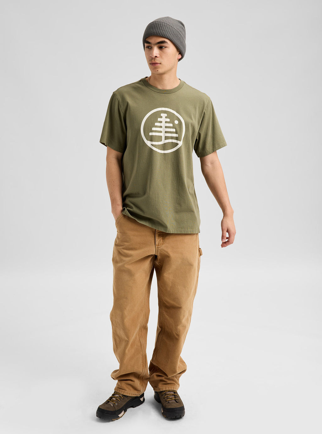 Men's Burton Family Tree Short Sleeve T-Shirt - Forest Moss - Burton SS Tee Apparel - alternate view 2