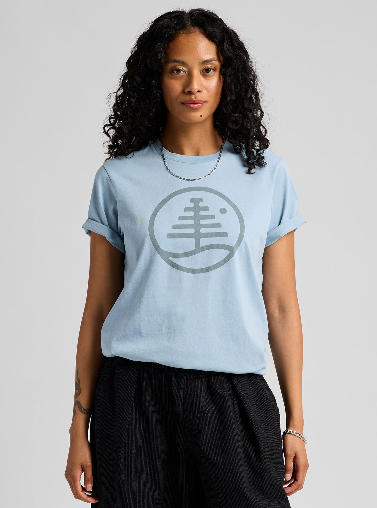 Men's Burton Family Tree Short Sleeve T-Shirt - Airstream Blue - Burton SS Tee Apparel - alternate view 3