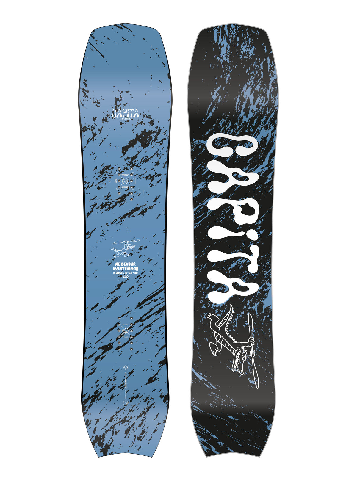 Kids' Capita Children of the Pow Snowboard - Graphic - Capita Freeride