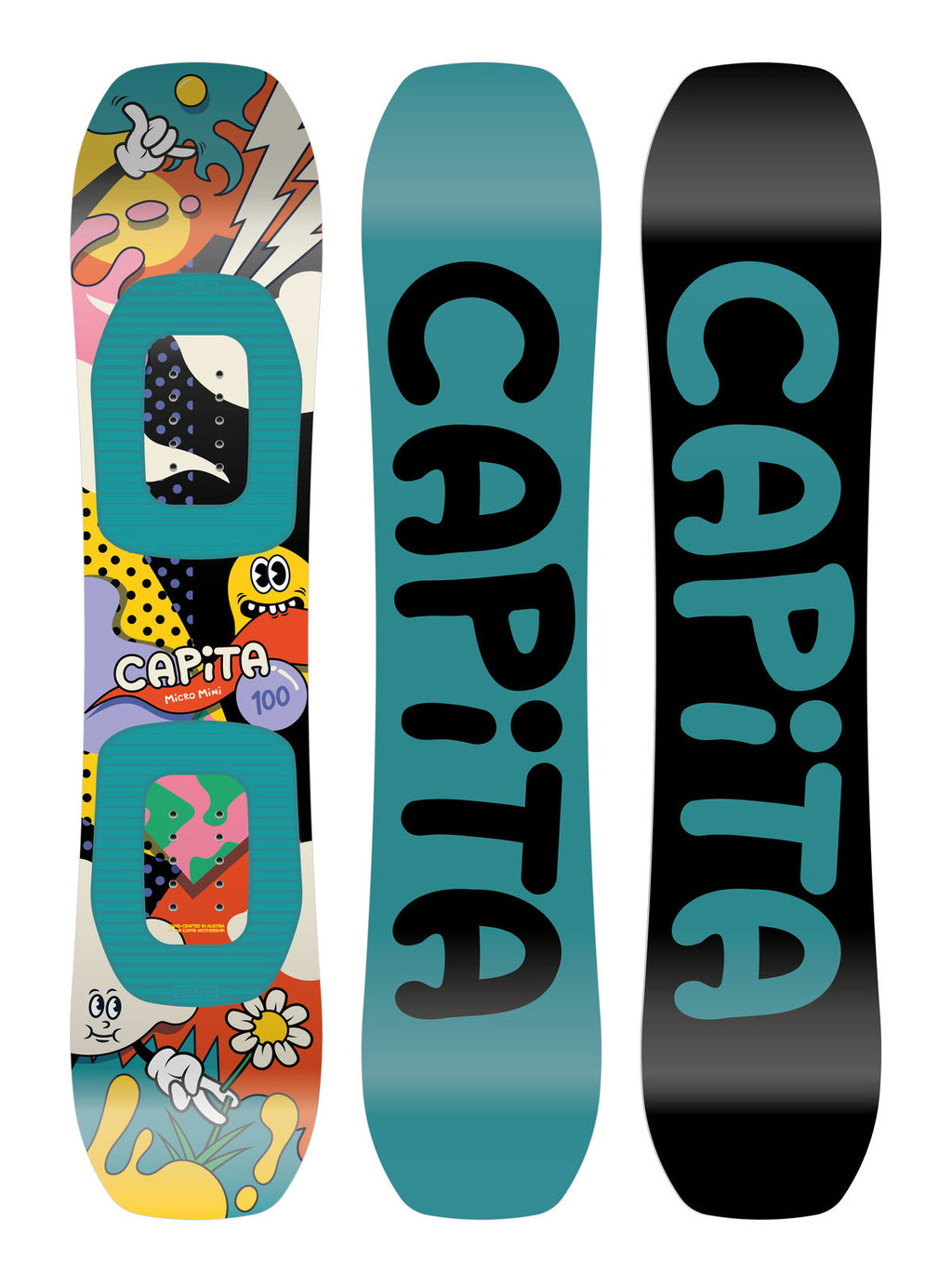 Kids' Capita Micro Mini Snowboard - Graphic - Capita All Mountain