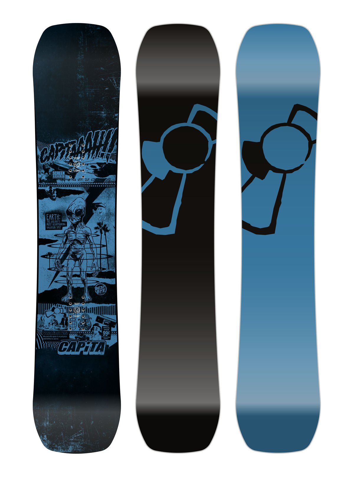 Kids' Capita Youth Brigade Snowboard - Graphic - Capita All Mountain