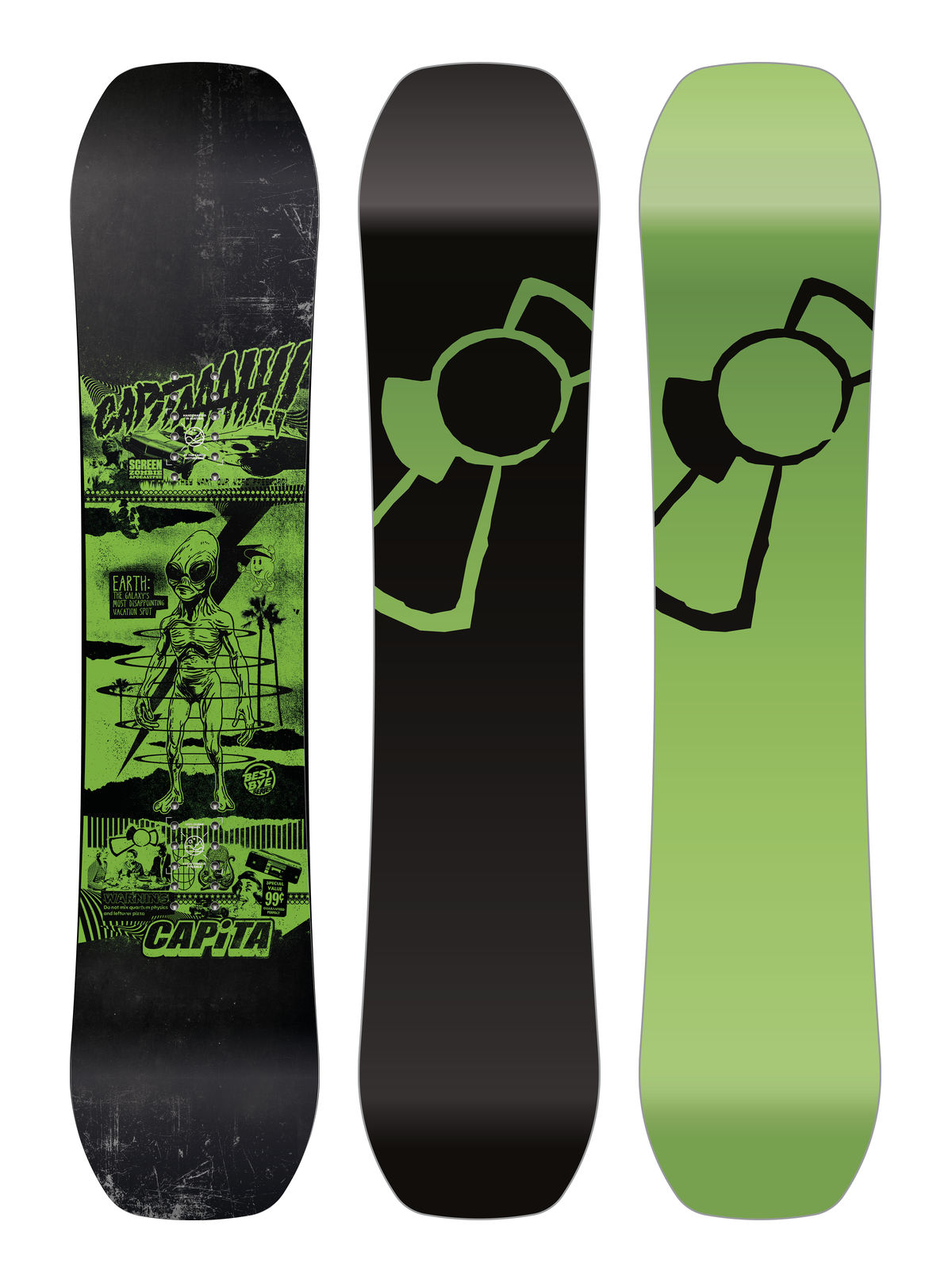 Kids' Capita Youth Brigade Mini Snowboard - Graphic - Capita All Mountain