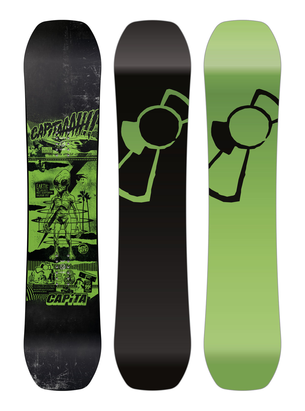 Kids' Capita Youth Brigade Mini Snowboard - Graphic - Capita All Mountain