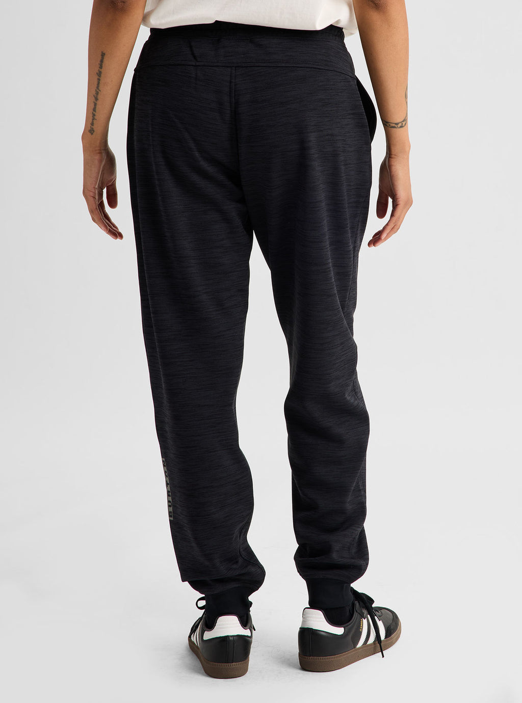 Women's Burton Oak Fleece Pants - True Black Heather - Burton Pants Apparel - alternate view 4