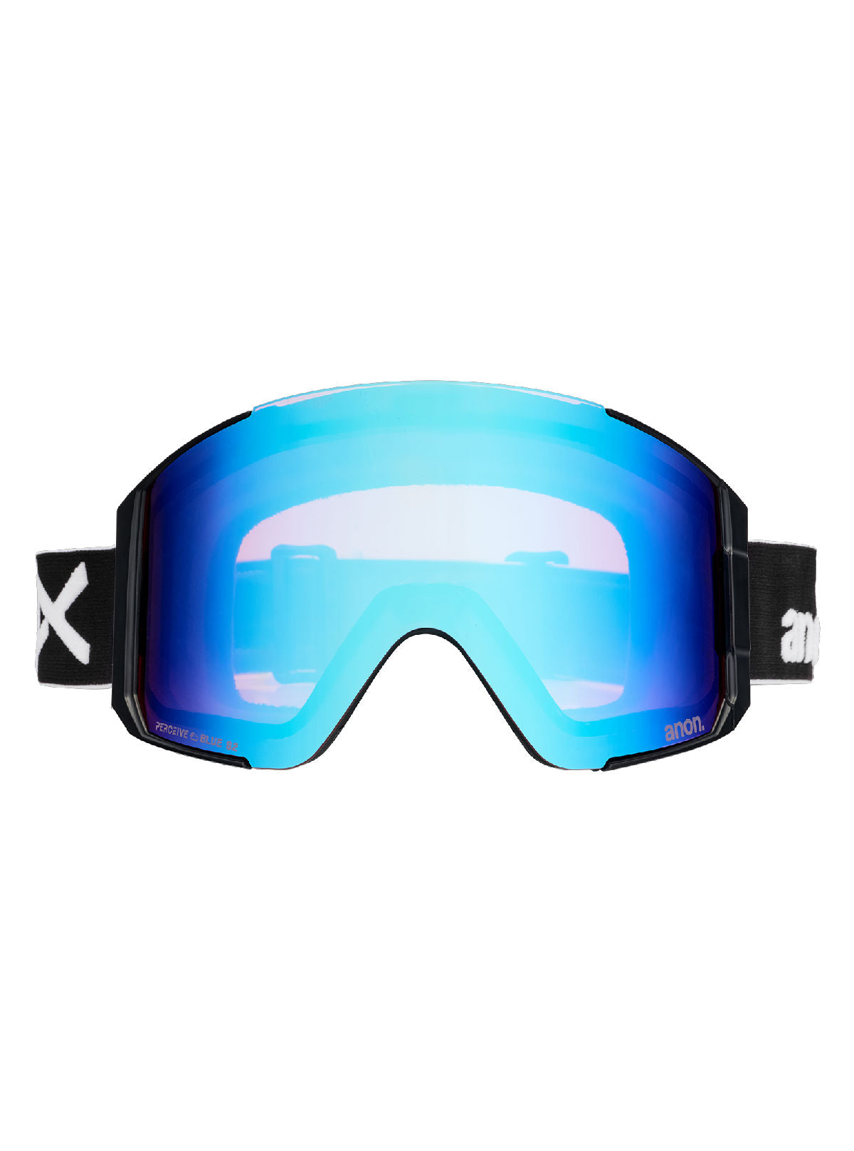Anon Sync Goggles + Bonus Lens + MFI Face Mask - Black / Perceive Variable Blue - Anon M-Fusion Goggle - alternate view 2