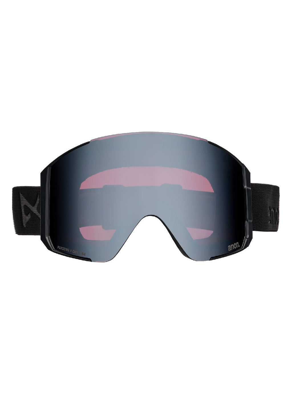 Anon Sync Goggles + Bonus Lens + MFI Face Mask - Smoke / Perceive Sunny Onyx - Anon M-Fusion Goggle - alternate view 2