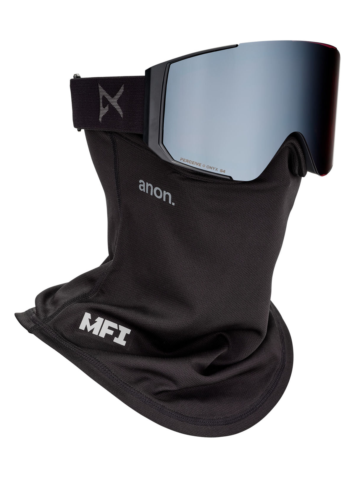Anon Sync Goggles + Bonus Lens + MFI Face Mask - Smoke / Perceive Sunny Onyx - Anon M-Fusion Goggle - alternate view 5