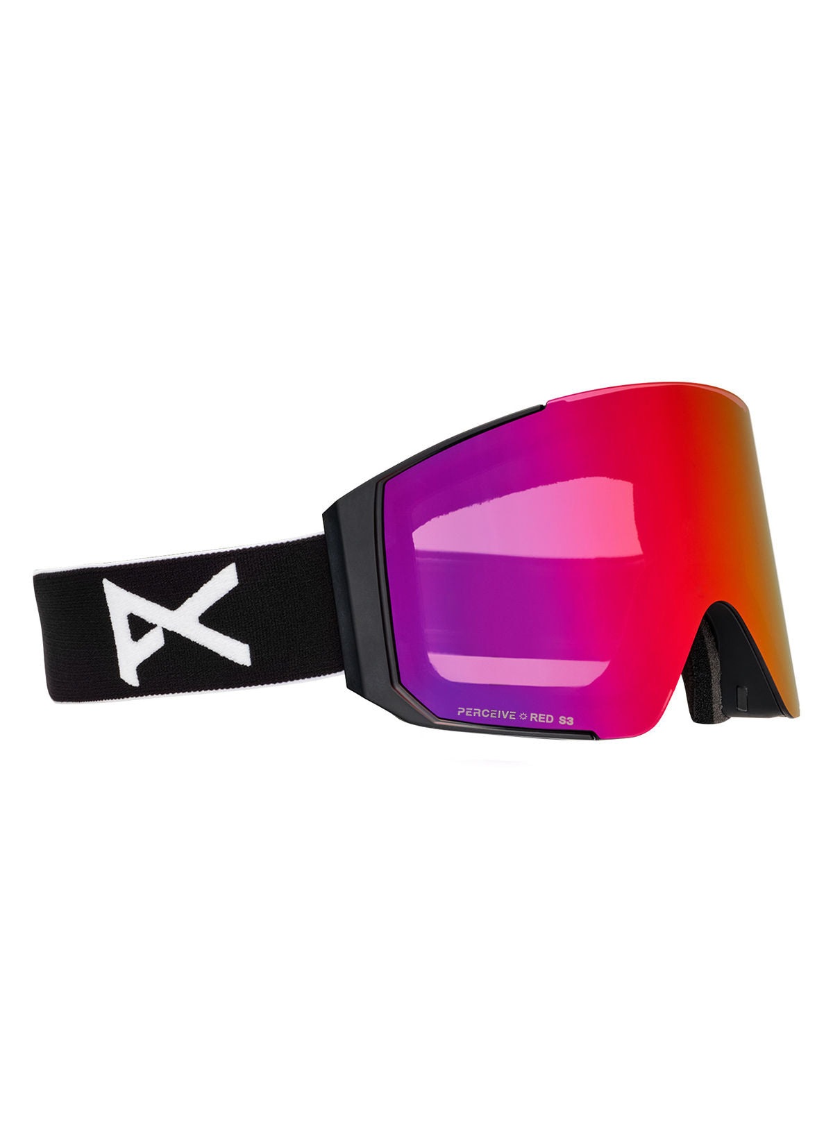 Anon Sync Goggles + Bonus Lens + MFI Face Mask - Black / Perceive Sunny Red - Anon M-Fusion Goggle