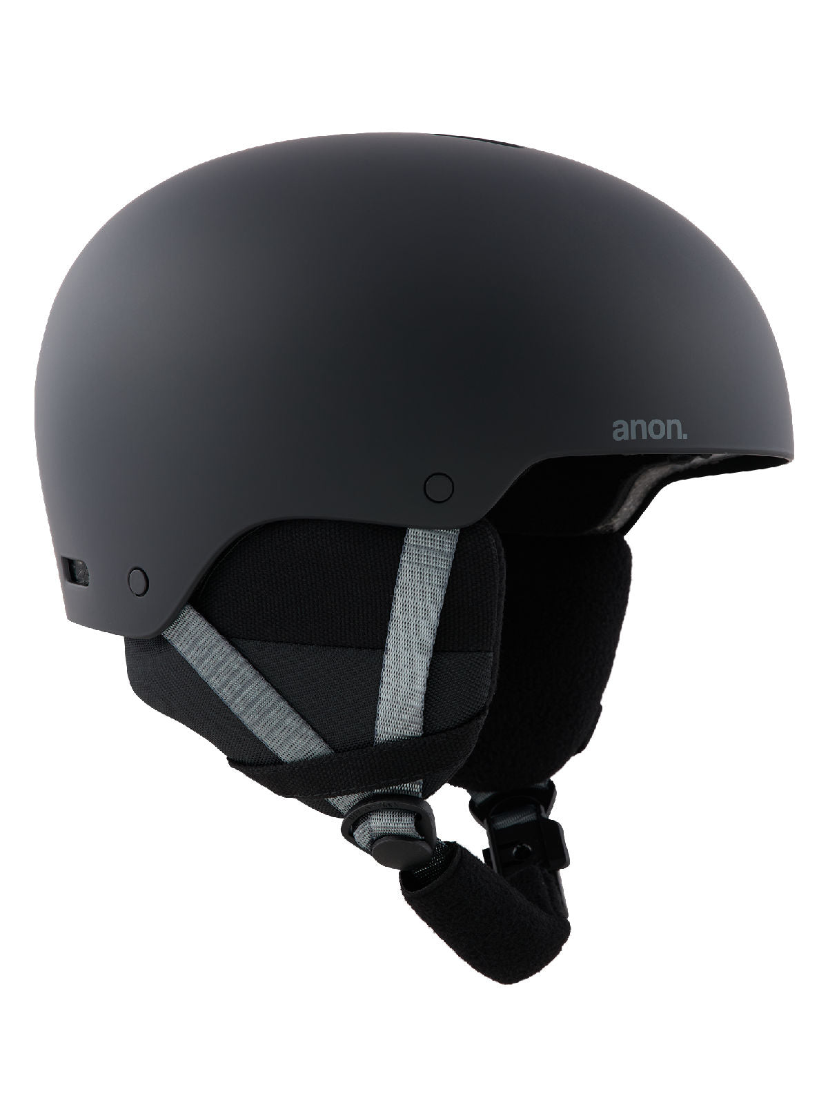 Kids' Anon Rime 3 Ski & Snowboard Helmet - Black - Anon Traditional Helmet