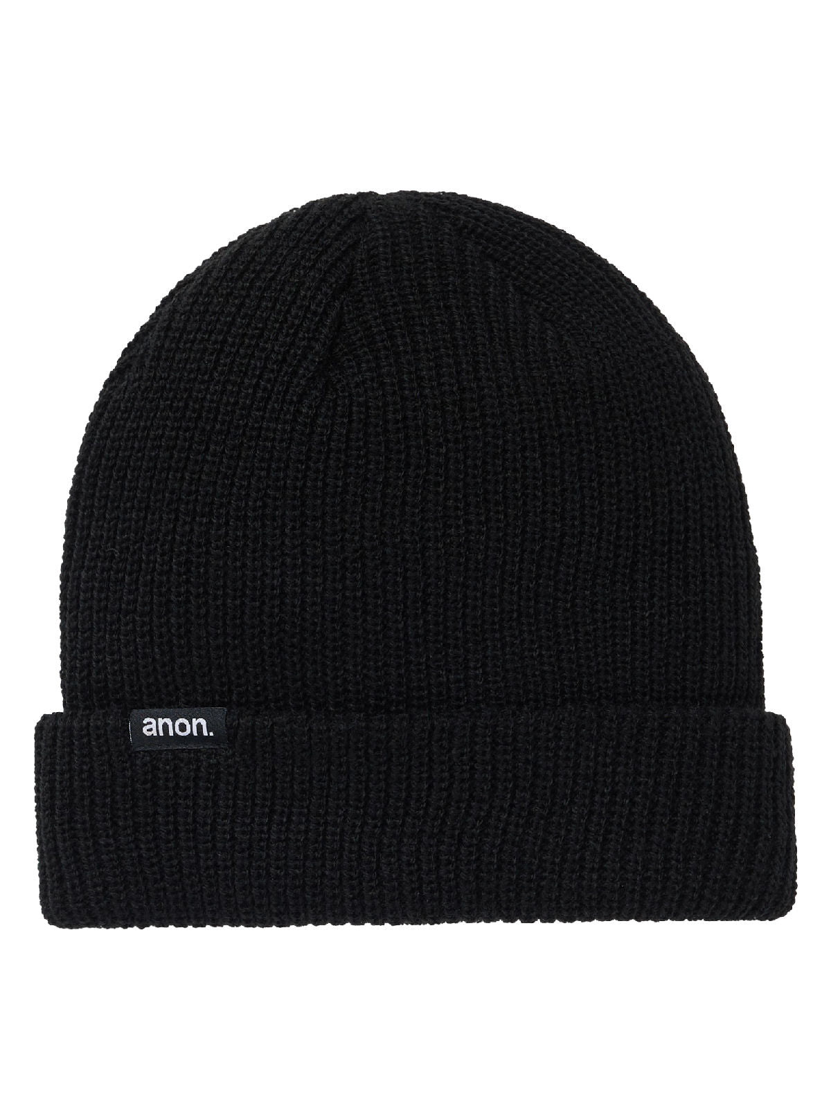 Anon Cuff Beanie - True Black - Anon Beanies