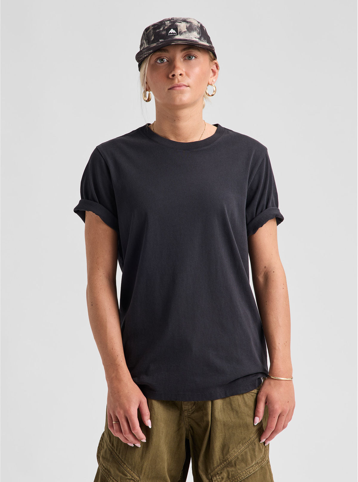 Men's Burton Classic Short Sleeve T-Shirt - True Black - Burton SS Tee Apparel - alternate view 3