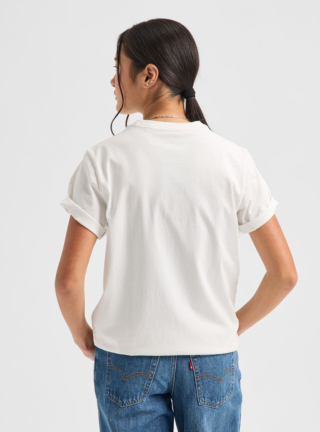 Men's Burton Classic Short Sleeve T-Shirt - Stout White - Burton SS Tee Apparel - alternate view 4