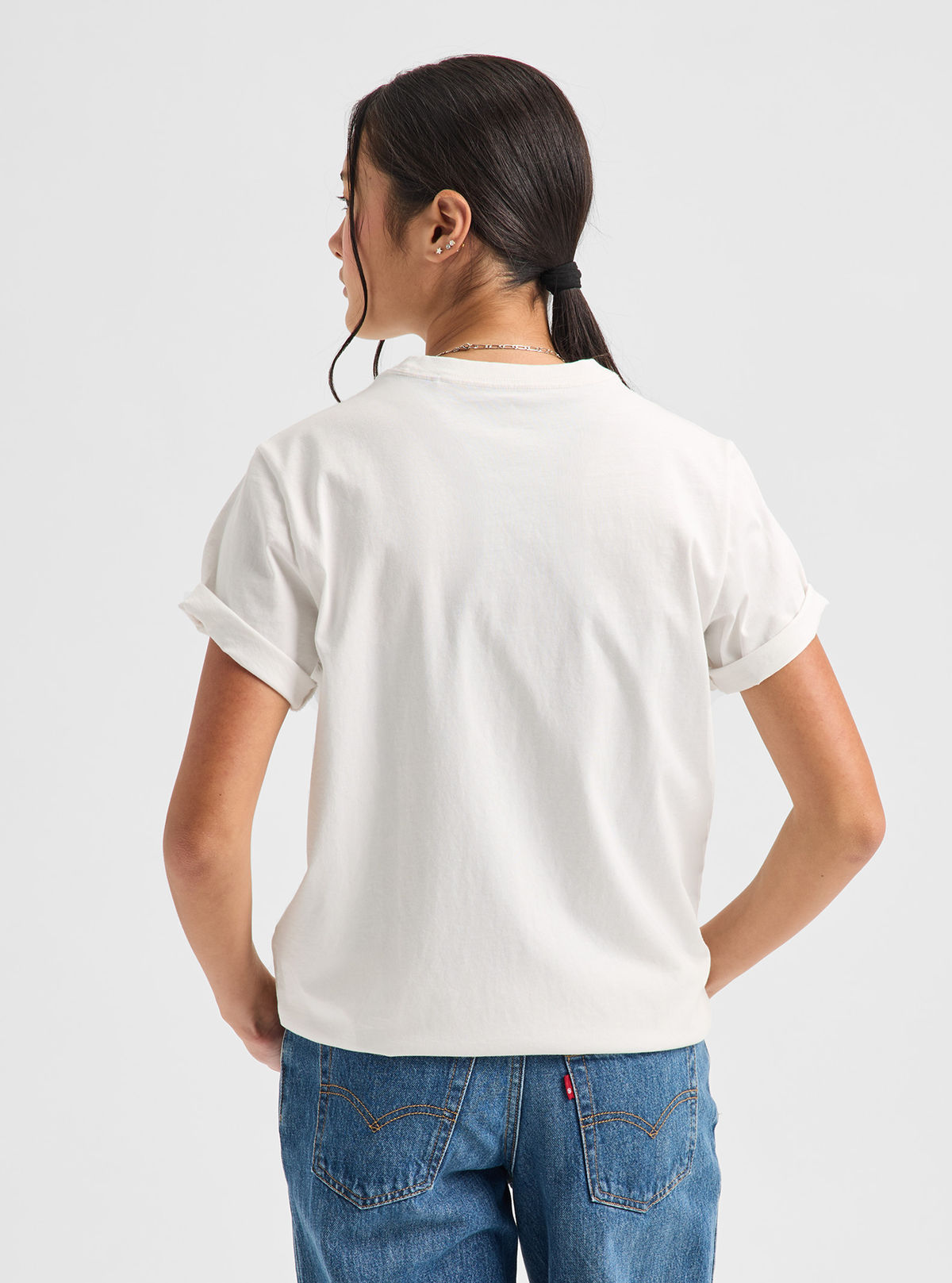 Men's Burton Classic Short Sleeve T-Shirt - Stout White - Burton SS Tee Apparel - alternate view 4