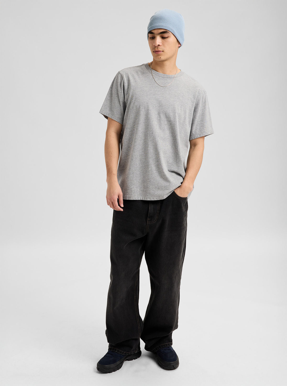 Men's Burton Classic Short Sleeve T-Shirt - Gray Heather - Burton SS Tee Apparel - alternate view 2