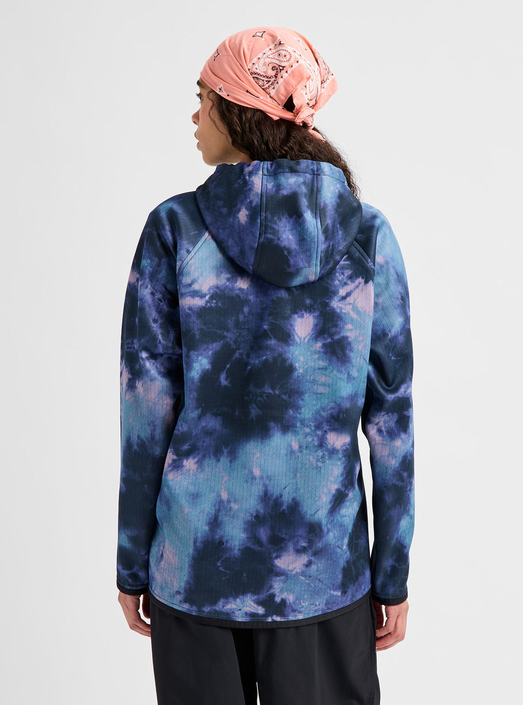 Women's Burton Crown Weatherproof Pullover Fleece - Crystal Dye - Burton Pullover Hoodie Apparel - alternate view 4