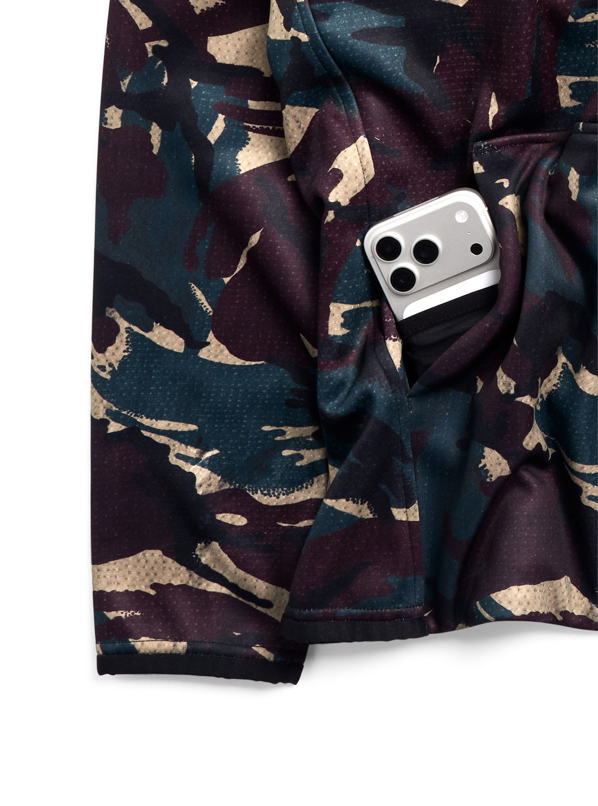 Men's Burton Crown Weatherproof Full-Zip Fleece - Seersucker Camo - Burton Full Zip Apparel - alternate view 5