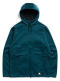 Men's Burton Crown Weatherproof Full-Zip Fleece - Atlantic Teal XXL - Burton Full Zip Apparel