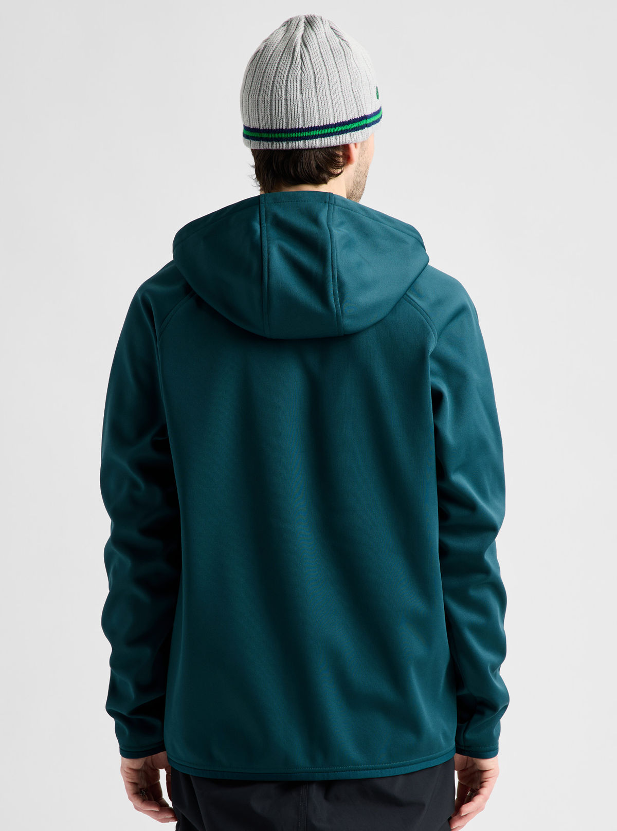 Men's Burton Crown Weatherproof Full-Zip Fleece - Atlantic Teal - Burton Full Zip Apparel - alternate view 8