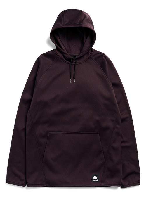Men's Burton Crown Weatherproof Pullover Fleece - Bear Hug Brown - Burton Pullover Hoodie Apparel