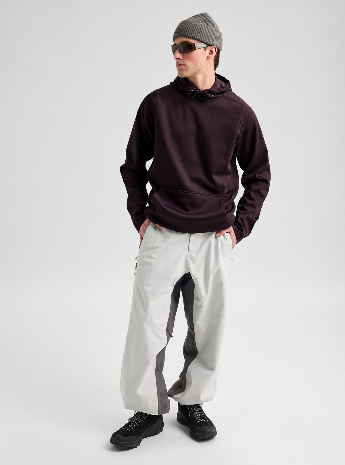 Men's Burton Crown Weatherproof Pullover Fleece - Bear Hug Brown - Burton Pullover Hoodie Apparel - alternate view 2