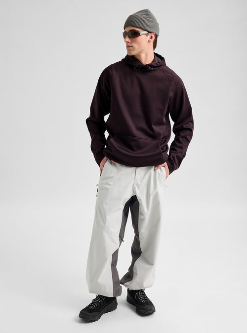 Men's Burton Crown Weatherproof Pullover Fleece - Bear Hug Brown - Burton Pullover Hoodie Apparel