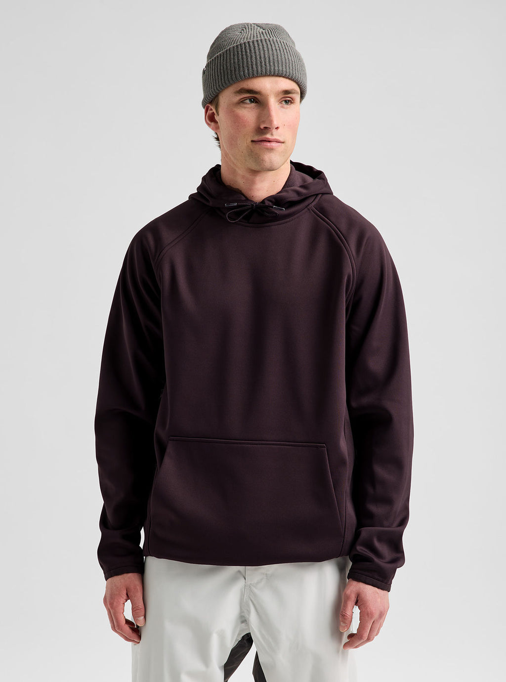 Men's Burton Crown Weatherproof Pullover Fleece - Bear Hug Brown - Burton Pullover Hoodie Apparel - alternate view 3