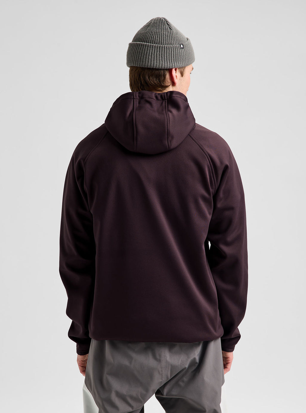 Men's Burton Crown Weatherproof Pullover Fleece - Bear Hug Brown - Burton Pullover Hoodie Apparel - alternate view 4