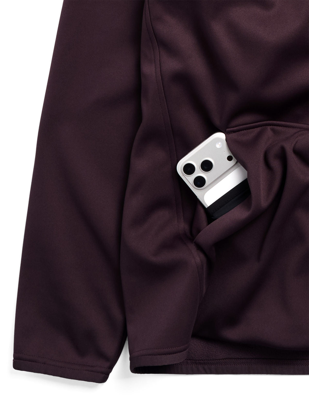Men's Burton Crown Weatherproof Pullover Fleece - Bear Hug Brown - Burton Pullover Hoodie Apparel - alternate view 5