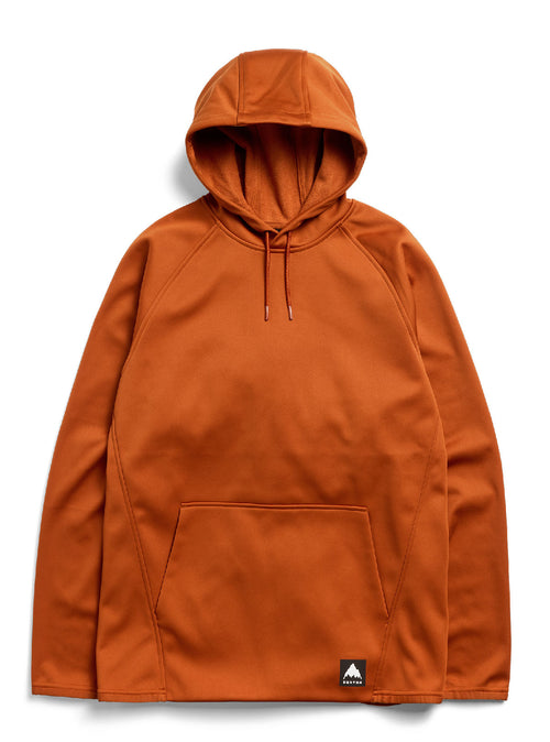 Men's Burton Crown Weatherproof Pullover Fleece - Spiced Chai - Burton Pullover Hoodie Apparel