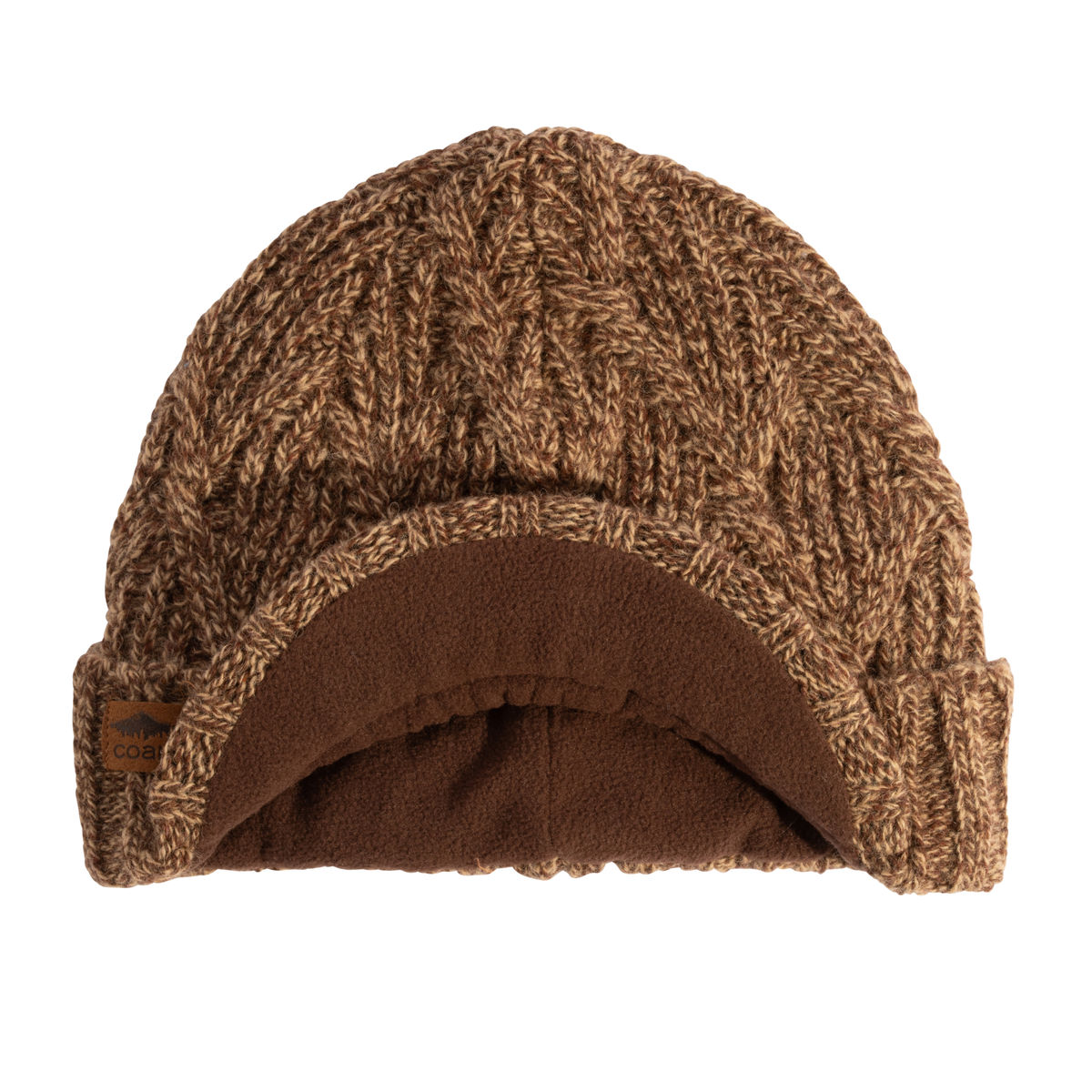 Coal Yukon Brim Beanie - Khaki Marl - Coal Beanies