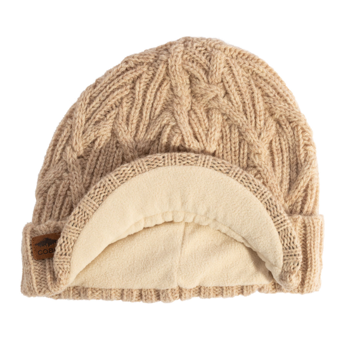 Coal Yukon Brim Beanie - Natural - Coal Beanies