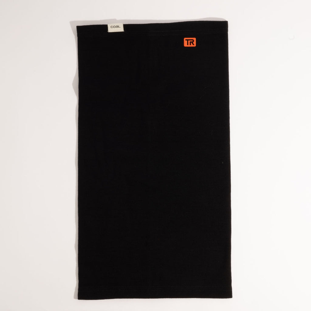 Coal TR Merino Neck Gaiter - Black - Coal Neckwear - alternate view 2