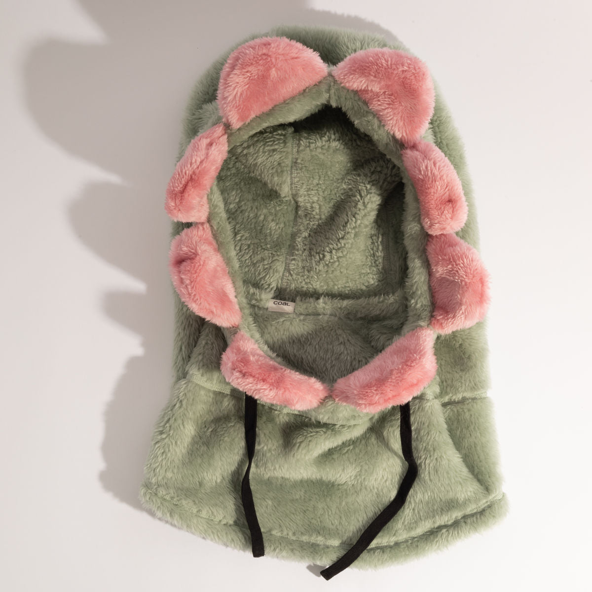 Kids' Coal Ridge Hood - Sage Flower - Coal Neckwear - alternate view 2