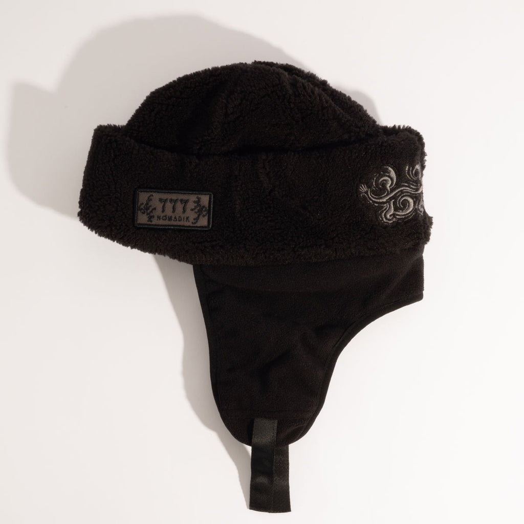 Coal Kazu 777 Earflap Beanie - Black - Coal Beanies - alternate view 3