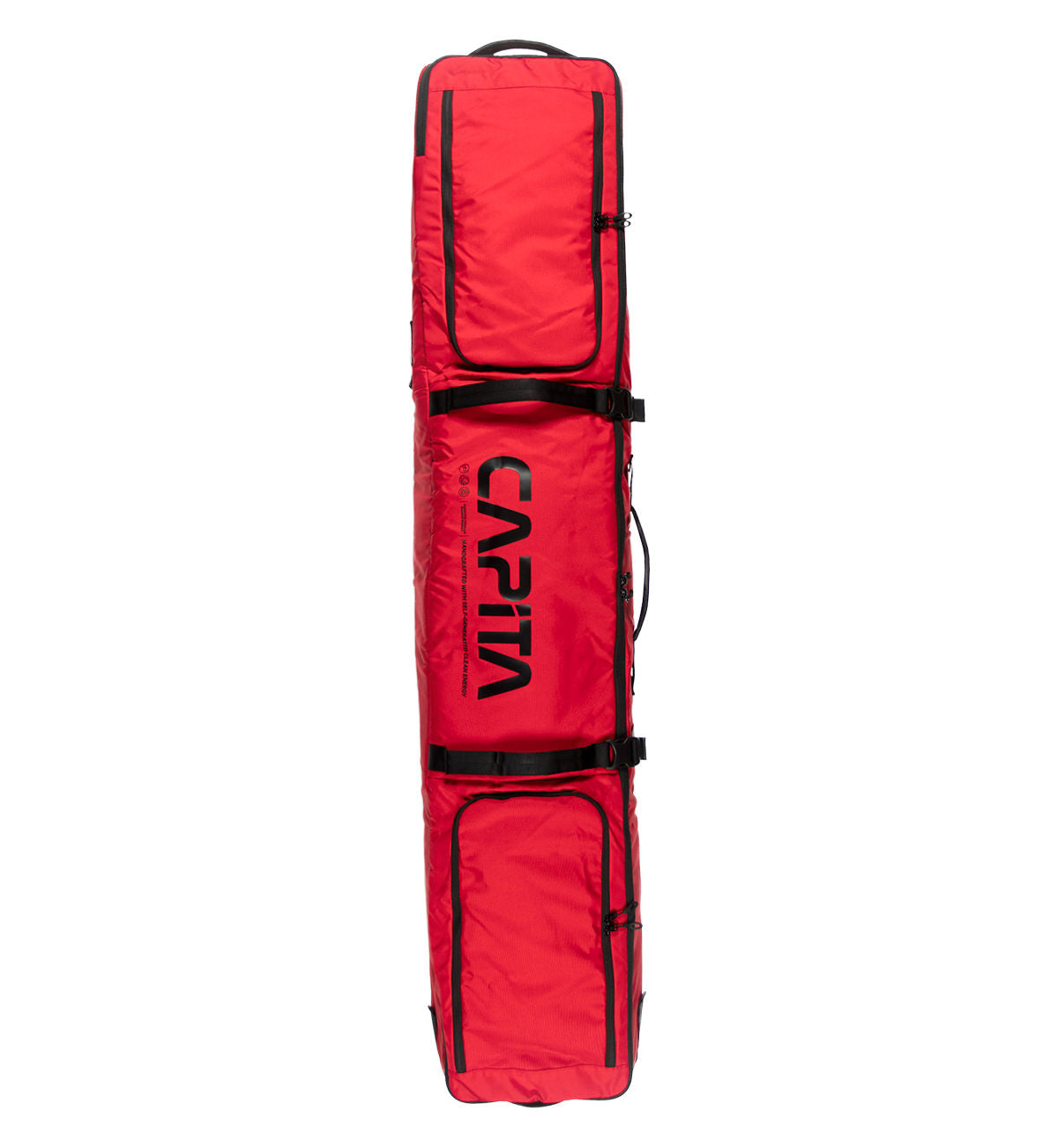 Capita Wheeled Board Bag - Red - Capita Equipment Bags - alternate view 2