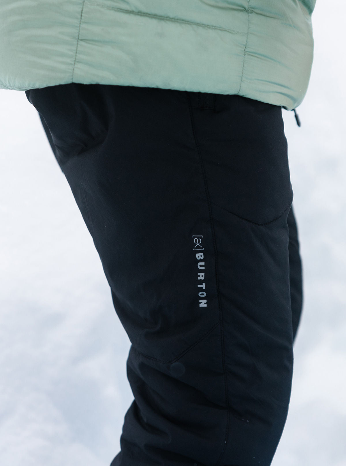 Men's Burton [ak] Helium Stretch Insulated Pants - True Black - Burton Pants Mid - alternate view 5