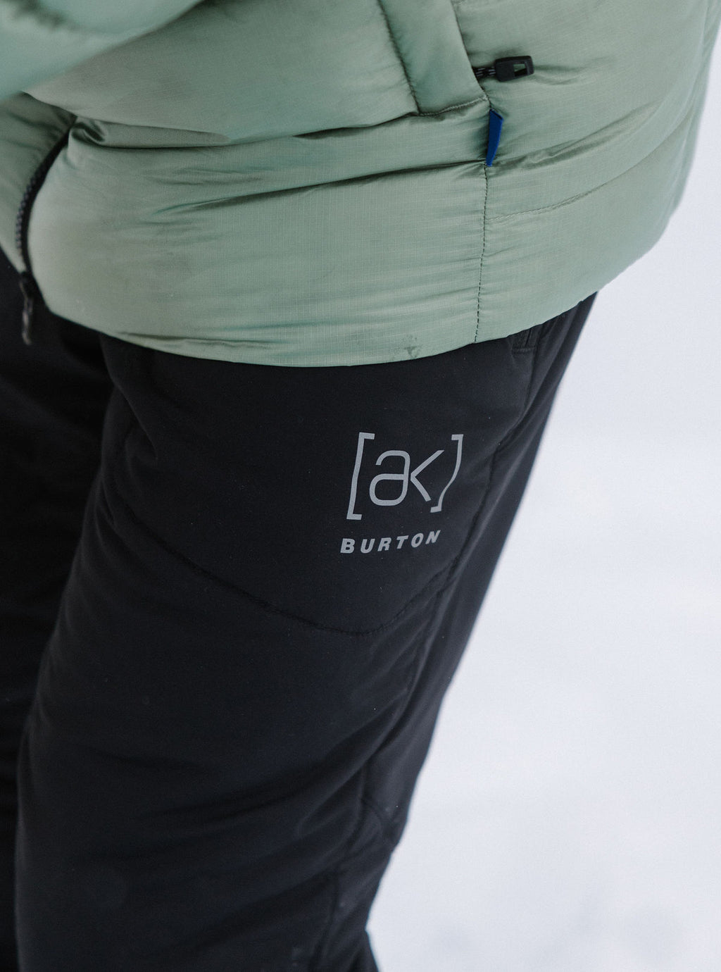 Men's Burton [ak] Helium Stretch Insulated Pants - True Black - Burton Pants Mid - alternate view 6