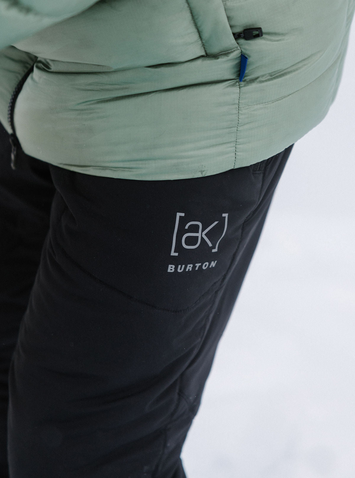 Men's Burton [ak] Helium Stretch Insulated Pants - True Black - Burton Pants Mid - alternate view 6