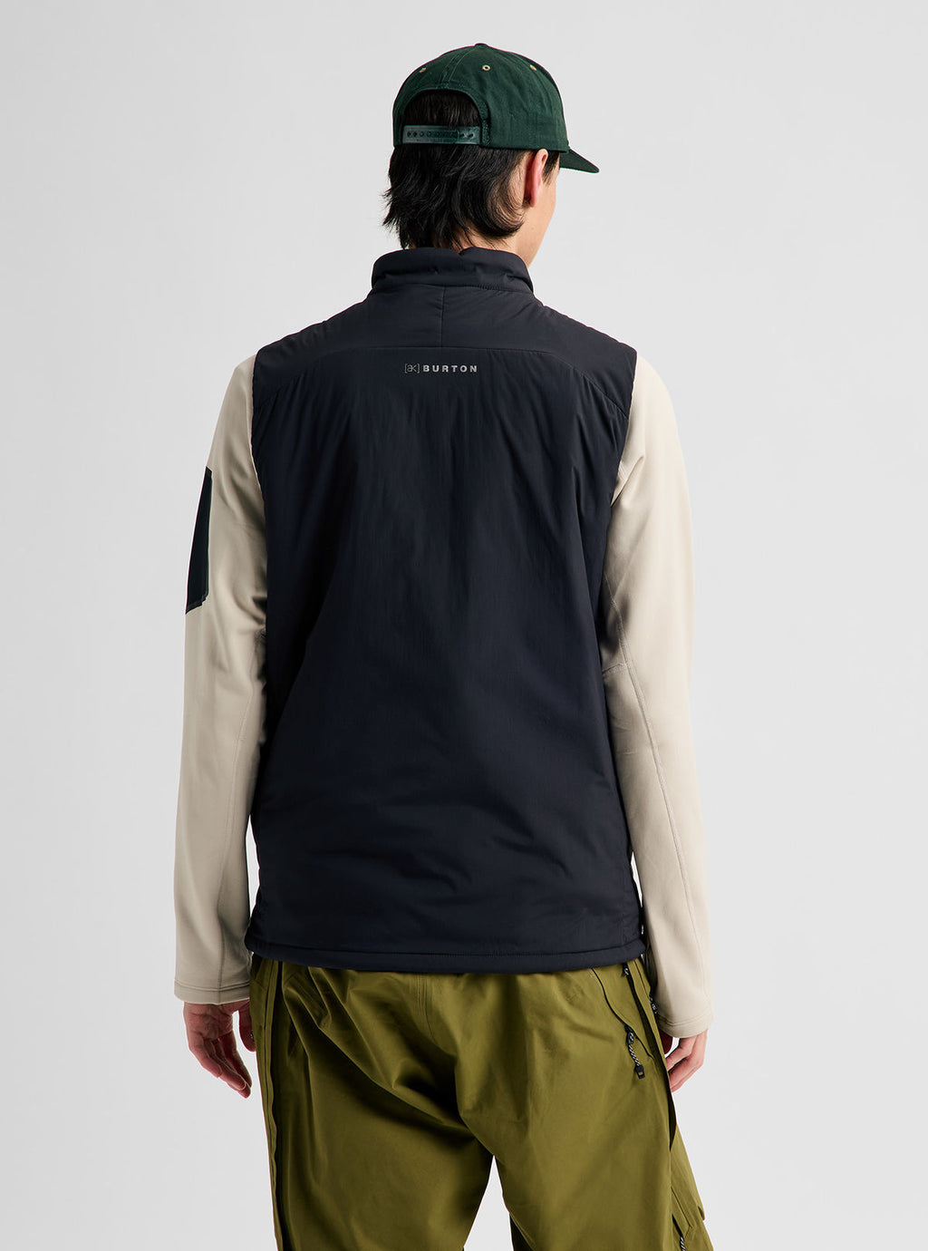 Men's Burton [ak] Helium Stretch Insulated Vest - True Black - Burton Vest Mid - alternate view 5